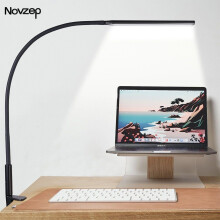 Schreibtischlampe mit 3 Farbtemperaturen, 10 Helligkeitsstufen, flexiblem Schwanenhals, augenschonend, dimmbar, 10 W