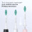 Philips Sonic Toothbrush Heads C1 Compatible White 4-Pack 2