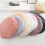 Round Plush Cat Bed Mat 15.7 inch Washable 4