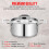 12 Quart Stainless Steel Stockpot with Lid 6