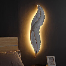 45 cm LED-Federwandleuchte, moderne dekorative Wandlampe für Küche, Schlafzimmer und Wohnzimmer, Wohnraumbeleuchtung