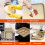 Nonstick Baking Pans Set 5-Piece Gold 5