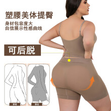 (Dark brown square style, S) Women's Summer Tummy Control Bodysuit with Butt Lift & Strong Postpartum Shapewear Slimming Kit