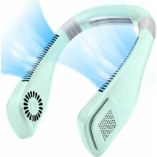 Tragbarer Nackenventilator, angenehmer Luftstrom, 3 Geschwindigkeitsstufen, leiser, aber starker Luftstrom, USB-wiederaufladbarer Mini-Venti