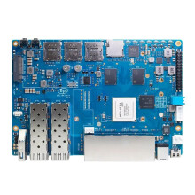 Para Banana Pi BPI-R4 MediaTek MT7988A Quad-Core Arm Cortex-A73 4GB DDR4 8GB EMMC Placa de Enrutador Inteligente