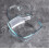Clear round glass casserole dish with lid 1.7 qt 4