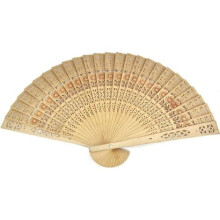 Faltbarer Bambus-Wandventilator, umweltfreundliche Dekoration für Geburtstag oder Hochzeit, kreative DIY-Geschenkidee