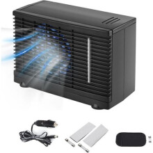 Tragbarer 12V-Luftkühler mit 3 Geschwindigkeitsstufen, Reichweite bis zu 2 Meter, ideal für Autos und kleine Räume