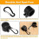 GYZEE flag pole rings plastic rotating 2-pack 6