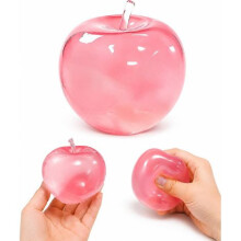 Realistischer, weicher Apfel als Anti-Stress-Schreibtischaccessoire – ein sensorisches Stressabbau-Gadget für Erwachsene zur Förderung von