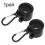 GYZEE flag pole rings plastic rotating 2-pack 7