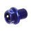 Blauwe Motor Olieafvoerschroef Met Rubberafdichting 6