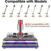 Turbine Nozzle Direct Drive Brush with Water Tank for V7 V8 V10 V11 V15 Vacuum Parts for Carpet Floor Clean