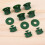 Greenhouse Plastic Twist Clips with Washers 100PCS 8