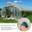 Greenhouse Plastic Twist Clips with Washers 100PCS 7