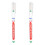 Pink Carpenter Marker Pen Long Head Waterproof 2Pcs 1