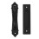 Black Aluminum Sliding Barn Door Handle Double-Sided 1 Piece 8