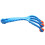 Blue 4-finger rolling massager for body fatigue relief 5