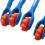 Blue 4-finger rolling massager for body fatigue relief 7