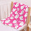 Pink Ghost Halloween Blanket Soft Flannel 50x60 in 4