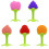 VISALY silicone baby teether set 5 pieces 2