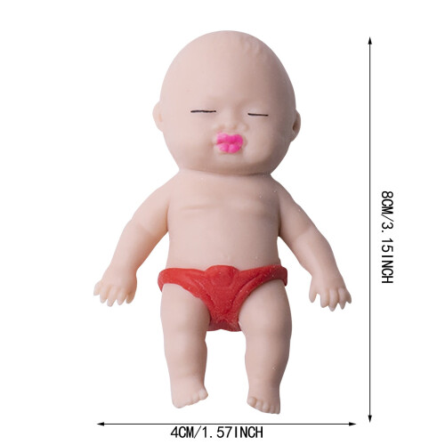 Sand-filled face-squeezing stress relief doll, 1 piece 2