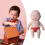 Sand-filled face-squeezing stress relief doll, 1 piece 7