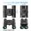 (Moon Crescent Thick Circle) Binocolo Crescent 8X21 HD ad alta potenza e compatto, kit per ottiche da esterno. 4