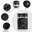 (Moon Crescent Thick Circle) Binocolo Crescent 8X21 HD ad alta potenza e compatto, kit per ottiche da esterno. 3