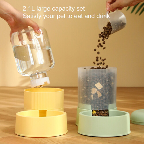 Automatic Pet Feeder and Water Dispenser with Filter 2