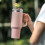 Plumeria Splash Topper Reusable Drinking Tip Cover 5