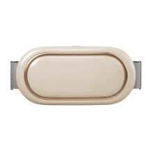 (Yellow) 360 Degree Vibration Massage Belt - Rechargeable Slimming Belt for Body Shaping, Weight Loss, and Improved Circulation