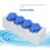 Outdoor Waterproof Socket Box with Switch 4-Outlet 4