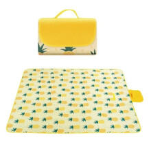 Foldable Waterproof Picnic Blanket 145 x 200 cm, Oxford Cloth, Large Outdoor Mat for Beach, Camping and Family Use