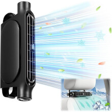 Ventilatore mini USB per auto e camion, regolabile per sedili anteriori e posteriori, silenzioso, compatto, adatto ai sedili posteriori per una v