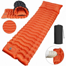 Inflatable Outdoor Camping Sleeping Mat, 190 x 70 x 10 cm, Lightweight, Waterproof, Portable Sleeping Pad