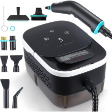 3500W stoomreiniger met 4 bar druk, 1250 ml tank, 6 stoomstanden en 8-delige accessoireset voor keuken, badkamer en