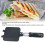Sandwich Maker Double Sided Black 15 cm 5