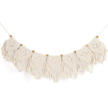 Boho macramé wandkleed, geweven wandtapijt, katoenen bohemian woondecoratie voor woonkamer, slaapkamer en kinderkamer