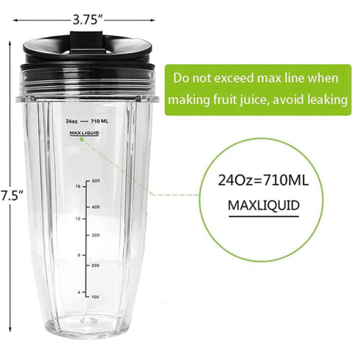 Blender Cup Replacement 24 Oz 710 Ml 2