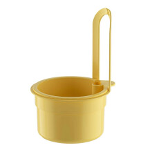 (Yellow) Automatic Dumping Sink Strainer Basket - Multifunctional Anti-Clog Drain Strainer for Kitchen, Bathroom, Sink & Toilet
