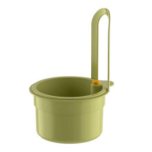 (Green) Automatic Dumping Sink Strainer Basket - Multifunctional Anti-Clog Drain Strainer for Kitchen, Bathroom, Sink & Toilet