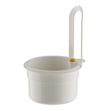 (White) Automatic Dumping Sink Strainer Basket - Multifunctional Anti-Clog Drain Strainer for Kitchen, Bathroom, Sink & Toilet