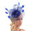 Women's Fascinator Hat with Flower Feather Mesh Design 5