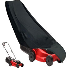 Grasmaaierhoes 210D Oxford, waterdicht en scheurvast, UV-bescherming, trekkoord, 193 x 63,5 x 112 cm, zwart