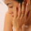 Pink cubic zirconia couple wedding ring square 5