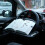 Car Steering Wheel Tray Left Wind Black 0.03 oz 5