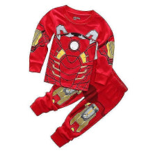 (6-12 Months, Iron Man) Kids Boys Wear Pajamas Set Outfit Lounwear Sleepwear