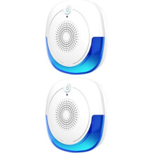 Ultrasone muggenverjager, elektrische insectenverjager voor binnen, 2 stuks voor thuis en slaapkamer