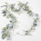 Artificial Lambs Ear Garland Flocked Green 2 Pack 6